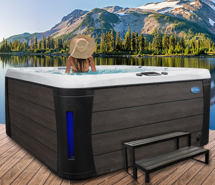 Calspas hot tub being used in a family setting - hot tubs spas for sale Evansville