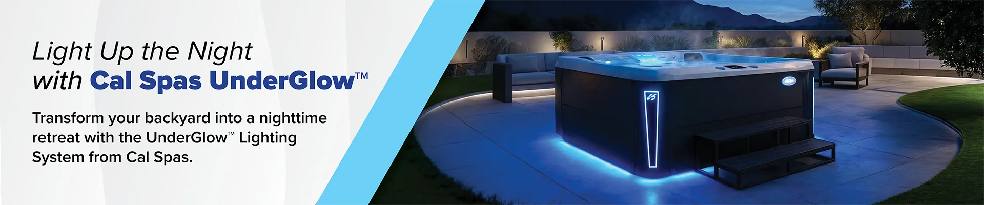 Calspas hot tub being used in a family setting - Evansville